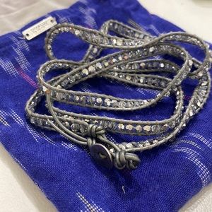 Chan Luu Silver beaded wrap